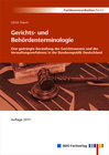 Buchcover Gerichts- und Behördenterminologie - Auflage 2017