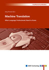 Buchcover Machine Translation