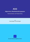 Buchcover AGG Allgemeines Gleichbehandlungsgesetz