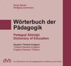 Buchcover Wörterbuch der Pädagogik Türkisch /Englisch /Deutsch