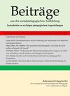 Buchcover Beiträge aus der sozialpädagogischen Ausbildung, Jahrbuch 3, 2021