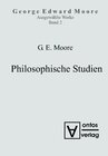 Buchcover Ausgewählte Schriften / Philosophische Studien