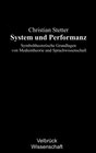 Buchcover System und Performanz