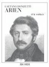 Buchcover Arien für Sopran, für Gesang und Klavier. Gaetano Donizetti