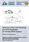 Buchcover Advances in Multi-User Scheduling and Turbo Equalization for Wireless MIMO systems