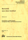 Buchcover Konstruktion von Messspiegeln hochgenauer Mess- und Positioniermaschinen