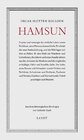 Buchcover Knut Hamsun