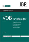 Buchcover VOB für Bauleiter