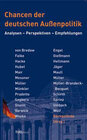 Buchcover Chancen  der deutschen Außenpolitik