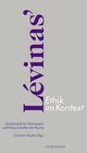 Buchcover Lévinas' Ethik im Kontext
