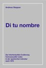 Buchcover Di tu nombre