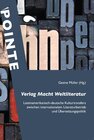 Buchcover Verlag Macht Weltliteratur