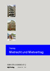 Buchcover Training Mietrecht und Mietvertrag