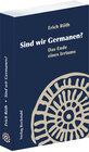 Buchcover Sind wir Germanen?
