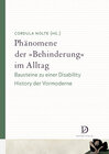 Buchcover Phänomene der 'Behinderung' im Alltag