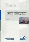 Buchcover Anwendung von Ölaufnahmegeräten auf Binnen- und Küstengewässern