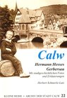 Buchcover Calw - Hermann Hesses Gerbersau