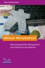 Buchcover Biblisch Wirtschaften