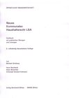 Buchcover Neues Kommunales Haushaltsrecht LSA