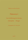 Buchcover Platonica I