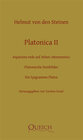 Buchcover Platonica II