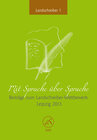 Buchcover Mit Sprache über Sprache