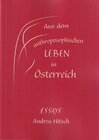 Buchcover Aus dem anthroposophischen Leben in Österreich