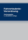 Buchcover Fahrerlaubnis-Verordnung