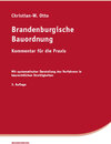 Buchcover Brandenburgische Bauordnung