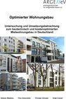 Buchcover Optimierter Wohnungsbau