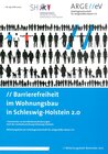 Buchcover Barrierefreiheit Im Wohnungsbau in Schleswig-Holstein 2.0