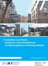 Buchcover Gutachten zum Thema Baukosten und Kostenfaktoren im Wohnungsbau in Schleswig-Holstein