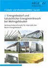 Buchcover Energiebedarf und tatsächlicher Energieverbrauch bei Wohngebäuden