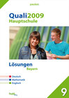 Buchcover Pauker. Die Lernhilfen / Hauptschule Bayern, Lösungen Quali 2009