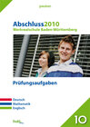 Buchcover Pauker. Die Lernhilfen / Werkrealschule Baden-Württemberg Abschluss 2010