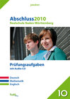 Buchcover Pauker. Die Lernhilfen / Realschule Baden-Württemberg Abschluss 2010