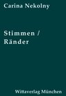 Buchcover Stimmen /Ränder