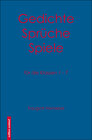 Buchcover Gedichte, Sprüche, Spiele