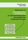 Buchcover Betreuung von Leistungssportlern mit Behinderung an Olympiastützpunkten und spezifischen Fördereinrichtungen