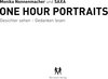 Buchcover One Hour Portraits