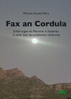 Buchcover Fax an Cordula