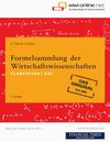 Buchcover Formelsammlung der Wirtschaftswissenschaften