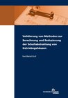 Buchcover Validierung von Methoden zur Berechnung und Reduzierung der Schallabstrahlung von Getriebegehäusen