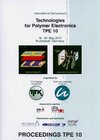 Buchcover 4th International Symposium Technologies for Polymer Electronics - TPE 10
