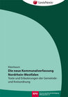 Buchcover Die neue Kommunalverfassung NRW