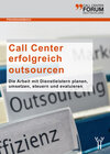 Buchcover Call Center erfolgreich outsourcen