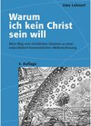 Buchcover Warum ich kein Christ sein will