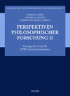 Buchcover Perspektiven philosophischer Forschung II