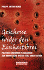 Buchcover Geschosse wider den Einheitsbrei