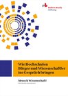 Buchcover Wie Hochschulen Bürger und Wissenschaftler ins Gespräch bringen